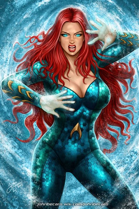 MERA by johnbecaro on DeviantArt | Mera, Marvel heroes, Digital artist