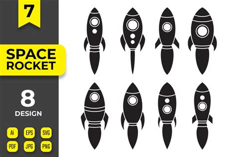 Space Rocket Design Collection Set (2778338)