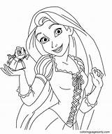 60 Tangled Coloring Pages  ColoringPagesOnlycom sketch template