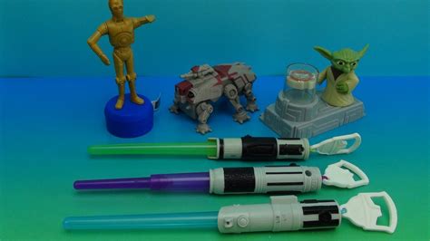 STAR WARS MCDONALD'S 2011 CLONE WARS TOY COLLECTION - YouTube