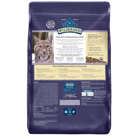 Blue Wilderness Chicken Adult Dry Cat Food 9.5 lb | Shipt