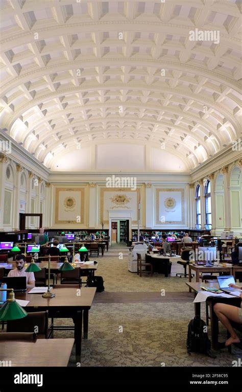 Interior view of the main branch of the Carnegie Library of Pittsburgh ...