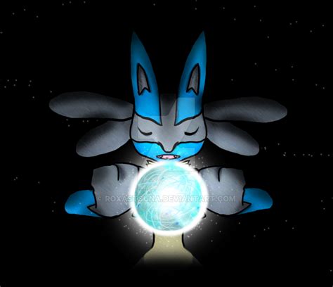 Lucario Aura sphere by RoxasTsuna on DeviantArt