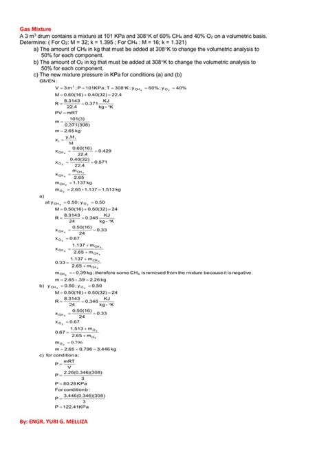 Thermodynamics problems