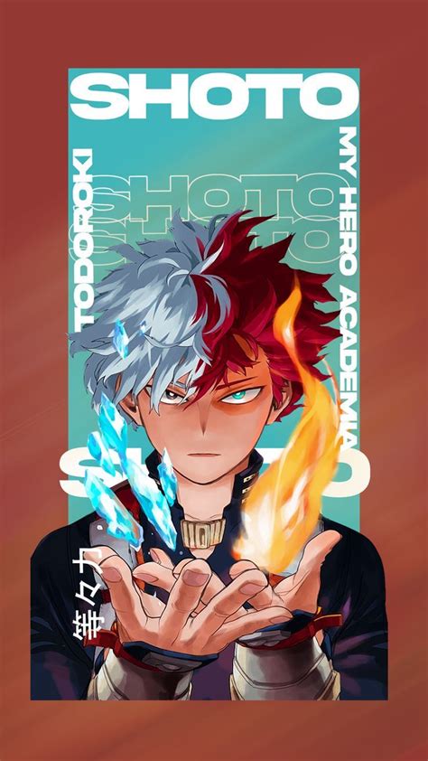 Shoto Todoroki wallpaper Anime:My hero academia Made using PS Dove ...