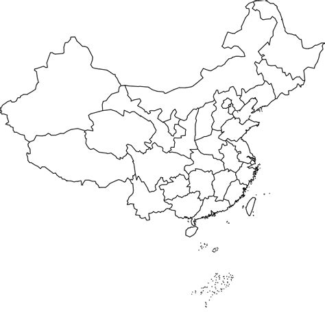 Free China Outline, Download Free China Outline png images, Free ...