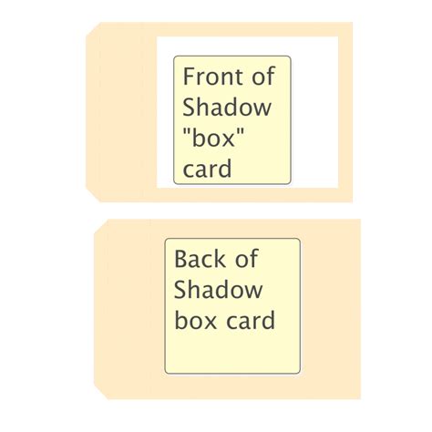 Shadow Box Template - Just Us Crafting