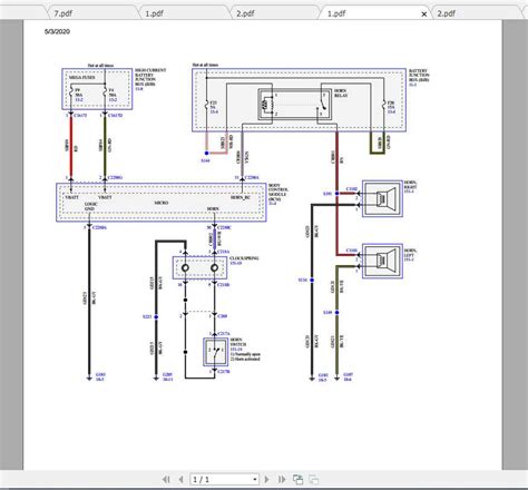 Ford Escape 2018 Electrical Wiring Diagram