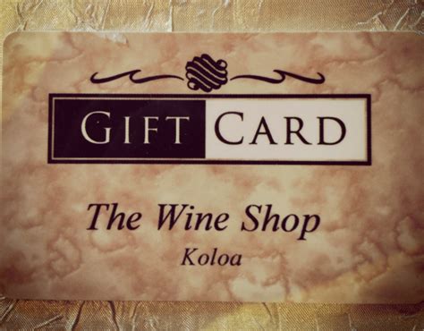 The Wine Shop Gift Card $100 - Wine Shop Kauai