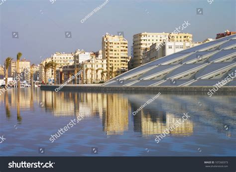 The Royal Library Of Alexandria, In Alexandria, Egypt. Stock Photo ...