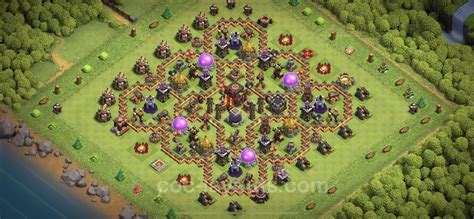 Farming Base TH10 Max Levels with Link, Anti 3 Stars, Anti Everything - Town Hall Level 10 Base ...