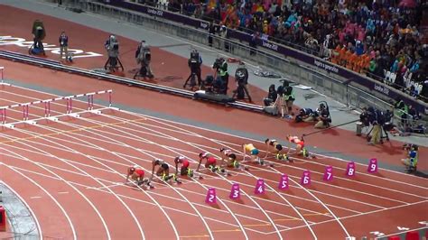 Womens 100 Metre Hurdle Final London Olympics - YouTube