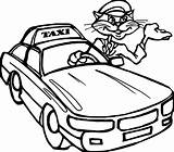 Taxi And Driver Coloring Pages  Wecoloringpagecom sketch template