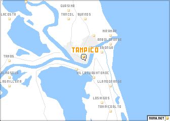 Tampico (Mexico) map - nona.net