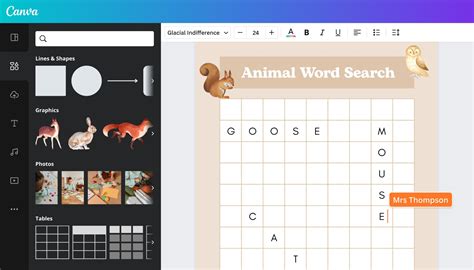 Free Word Search Maker – Make Your Own Word Search | Canva