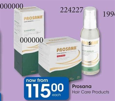 Prosana Hair Care Products offer at Clicks