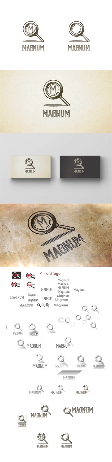 Detective agency logo +process :: Behance