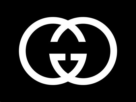 GUCCI Logo - Gucci Icon on Black Background 20665018 Vector Art at Vecteezy