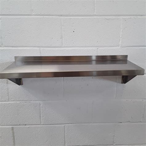 New Commercial 900 Stainless Steel Wall Shelf 90cmW x 30cmD x 4cmH – H2 Catering Equipment