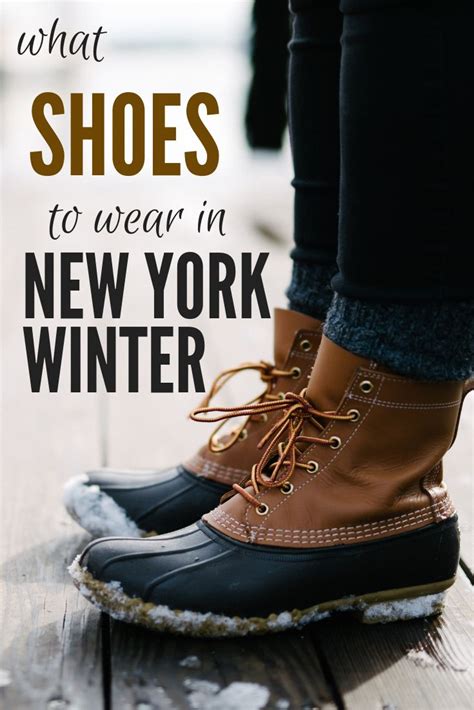 What Shoes to Wear in New York Winter - World On A Whim | New york ...