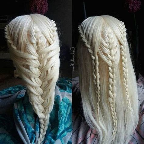 Khaleesi Hairstyles 16 in 2019 | Hair | Long hair styles, Braided hairstyles, Hair styles