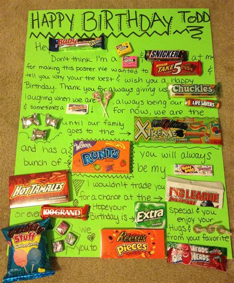 Birthday candy gram! | Birthday | Pinterest