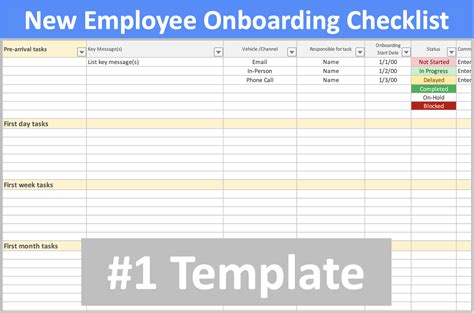 New Employee Onboarding Checklist - Human Resources Software Online Tools