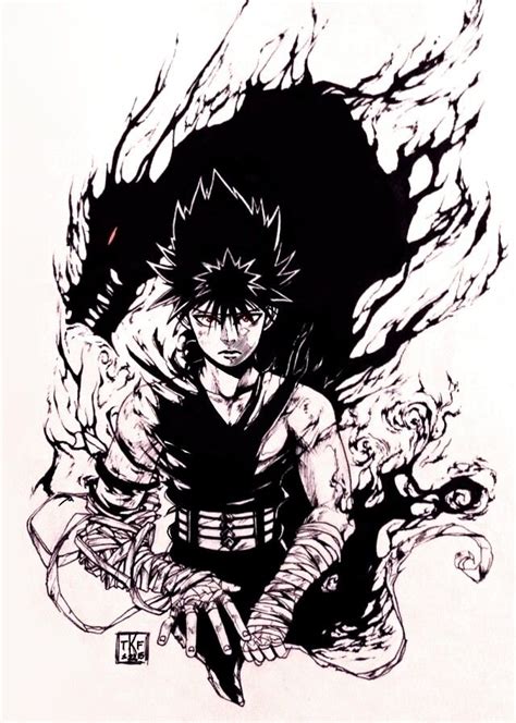 Hiei & Dragon of the darkest flame by Josukespimphand deviatart.com Manga Anime, The Manga ...