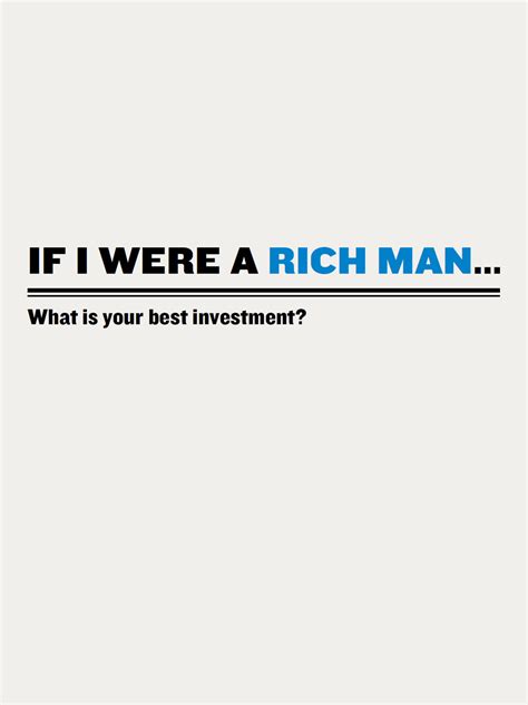 If I Were a Rich Man… | Tomorrow's World