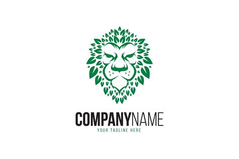 Green Lion Logo (267933) | Logos | Design Bundles