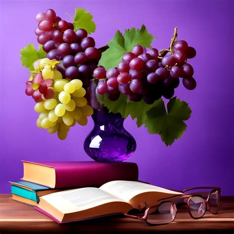 Premium AI Image | World knowledge day a vase with flowers in a vase is on the table books on ...