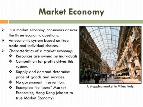 Market Economy Answer The Three Questions