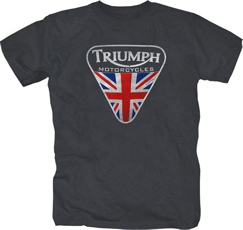 Triumph Motorcycle England Retro T-Shirt S-XXL Darkgrey: Amazon.fr: Vêtements et accessoires