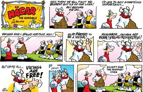 The 25 Best Sunday Comic Strips of All Time | Hagar the horrible, Comic strips, Far side comics