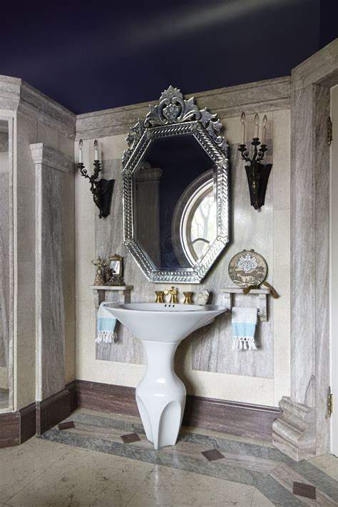 A Victorian Home Goes Bold in a Seriously Big Way (With images) | Victorian bathroom mirrors ...