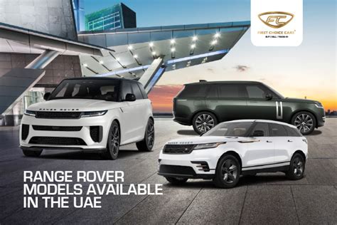 Range Rover Models and Prices in UAE