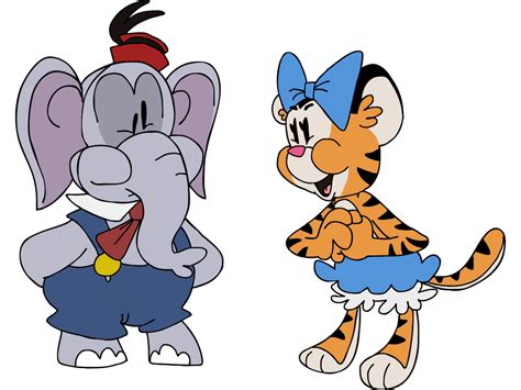 Elmer the Elephant and Tillie the Tiger by superzachbros123 on DeviantArt