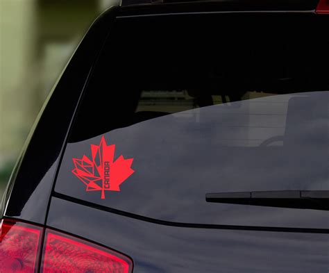 Canada Maple Leaf Sticker, Decal, Your Choice of Color - Etsy