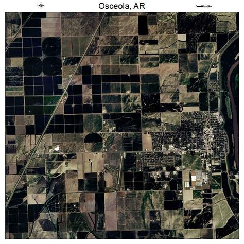 Aerial Photography Map of Osceola, AR Arkansas