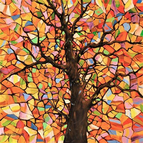 Pin by Eric Siebenthal on Colorful ღ | Abstract tree painting, Abstract tree, Modern art paintings