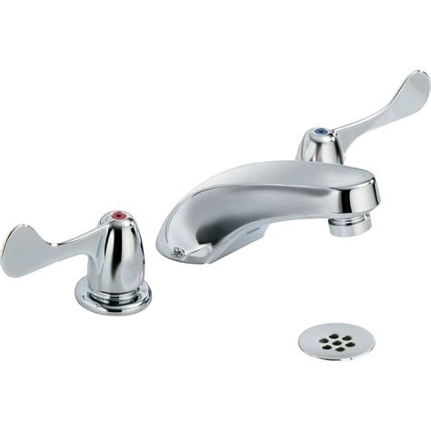 Delta Commercial 8 in. Widespread 2-Handle Bathroom Faucet in Chrome ...