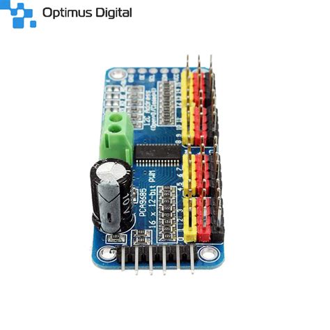 PCA9685 16-Channel PWM Controller with I2C Interface - Optimus Digital