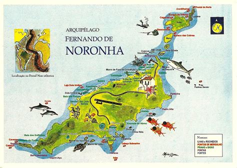 Postcards A world Travelogue: Fernando de Noronha