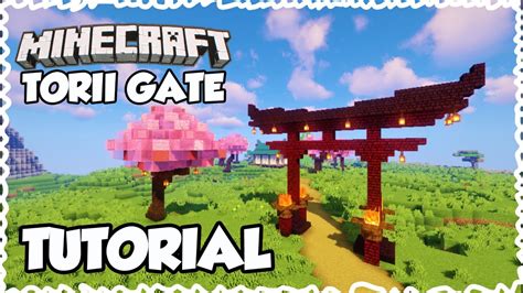 ⭐how to build a japanese torii gate in minecraft⭐ - YouTube