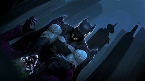 Batman vs Joker 4K Ultra HD Wallpaper