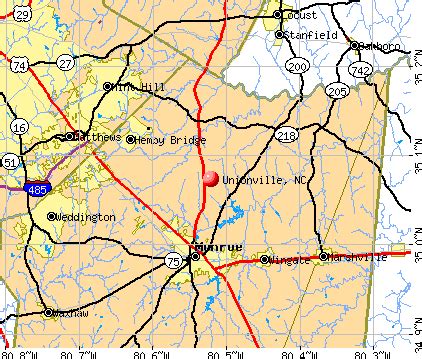 Unionville, North Carolina (NC 28110) profile: population, maps, real ...