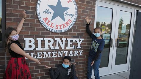 Take a student-led tour of the new Birney Elementary - YouTube