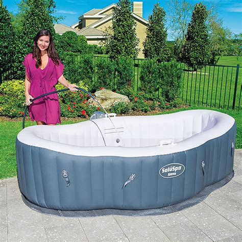 Bestway SaluSpa Siena AirJet 2 Person 8' x 5' x 2' Inflatable Portable Hot Tub | eBay