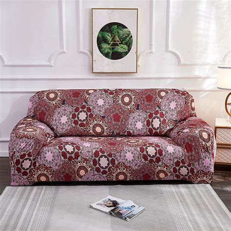 Bohemian Sofa Covers Stretch Boho Couch Cover Colorful Slip Covers for ...