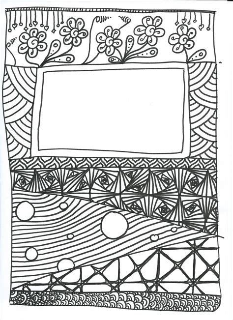 Des pages de présentation de cahier à colorier. | Coloring pages ...